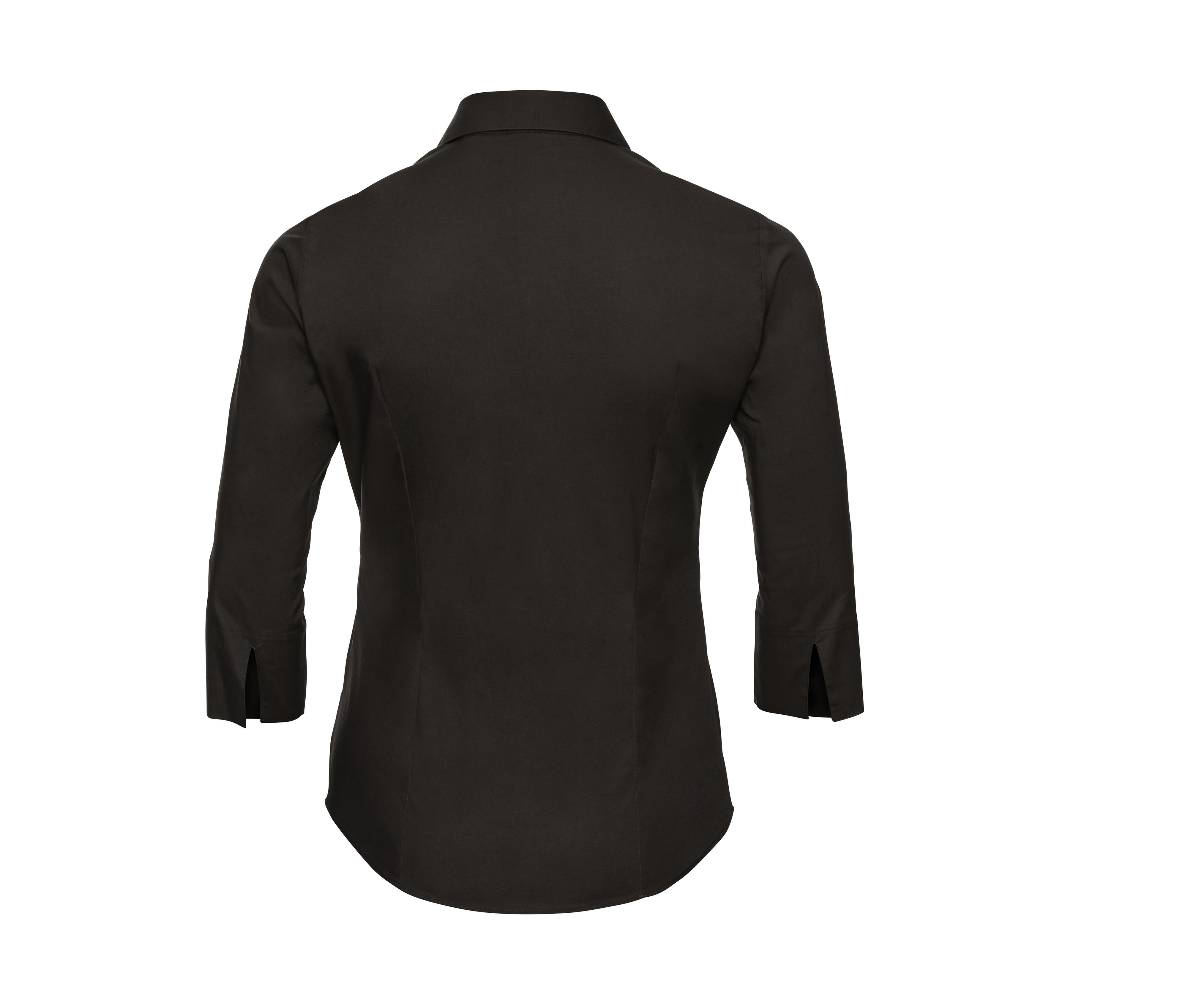LADIES' 3/4 SLEEVE FITTED STRETCH SHIRT